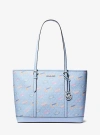 Michael Kors Jet Set Large Printed Signature Logo Tote Bag