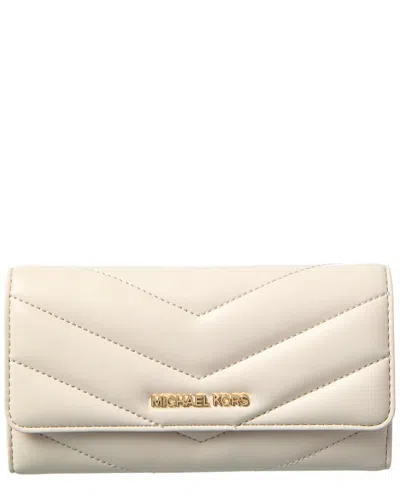 Michael Kors Jet Set Large Quilted Trifold Wallet