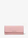 Michael Kors Jet Set Large Saffiano Leather Snap-front Wallet In Multi