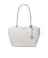Michael Kors Jet Set Large Shoulder Bag In White