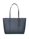 Michael Kors Jet Set Leather Buckle Tote Bag