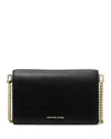 Michael Kors Jet Set Medium Flap Chain Crossbody In Black