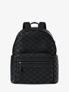 Michael Kors Jet Set Medium Logo Debossed Pebbled Leather Backpack In Black