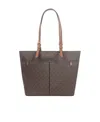 Michael Kors Jet Set Medium Logo Pocket Todd Bag In Black