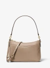 Michael Kors Jet Set Medium Nylon Convertible Pochette In Natural