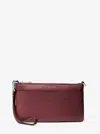 Michael Kors Jet Set Medium Pebbled Leather Convertible Wristlet In Multi