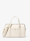 Michael Kors Jet Set Medium Satchel In Neutral