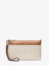 Michael Kors Jet Set Medium Signature Logo Wristlet In Multi