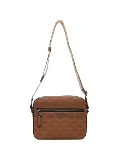 Michael Kors Jet Set Messenger Bag In Brown