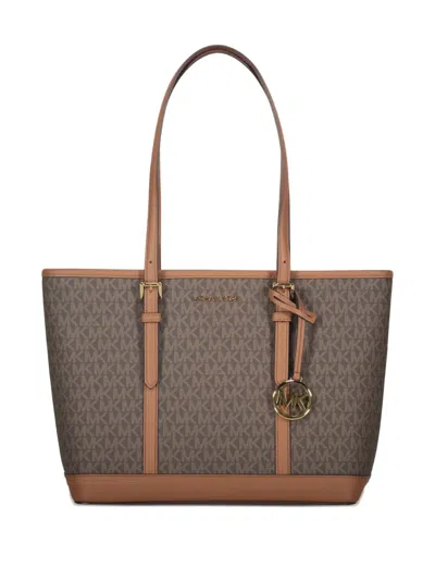 Michael Kors Jet Set Monogram Tote Bag