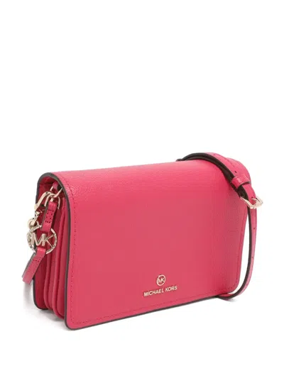 Pre-owned Michael Kors Jet Set Cross Body Bag In Pink