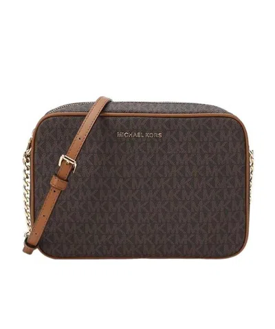 Michael Kors Jet Set Series Satchel Bag In Brown