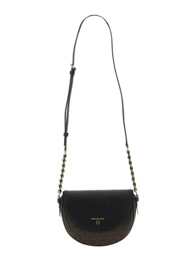 Michael Kors Jet Set Shoulder Bag In Brown