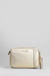 Michael Kors Jet Set Medium Camera Bag In Gold