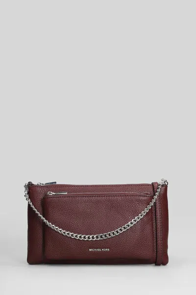 Michael Kors Jet Set Shoulder Bag In Red