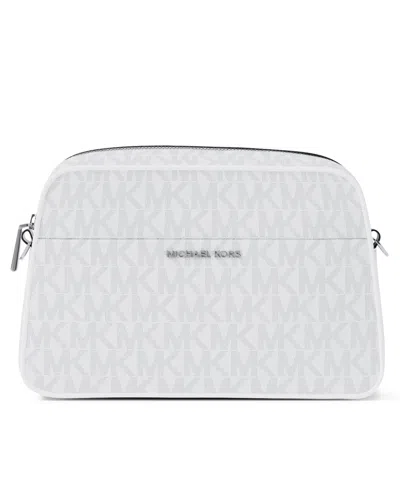 Michael Kors Jet Set Small Camera Crossbody In White