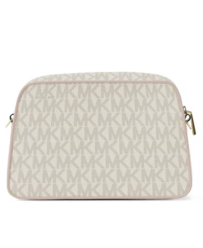 Michael Kors Jet Set Small Camera Crossbody In White