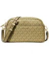 Michael Kors Jet Set Small Camera Crossbody Bag In Green