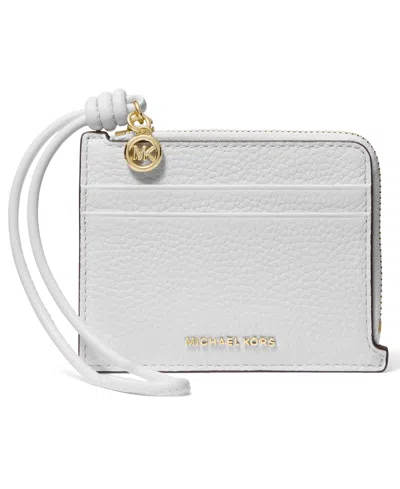 Michael Kors Jet Set Small Card Case Wristlet In White