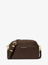 Michael Kors Jet Set Small Nubuck Camera Crossbody Bag In Brown