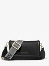 Michael Kors Jet Set Small Nylon Gabardine Smartphone Crossbody Bag In Black