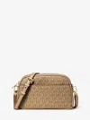 Michael Kors Jet Set Small Signature Logo Camera Crossbody Bag In Multi