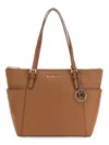 Michael Kors Jet Set Large Tote In Brown