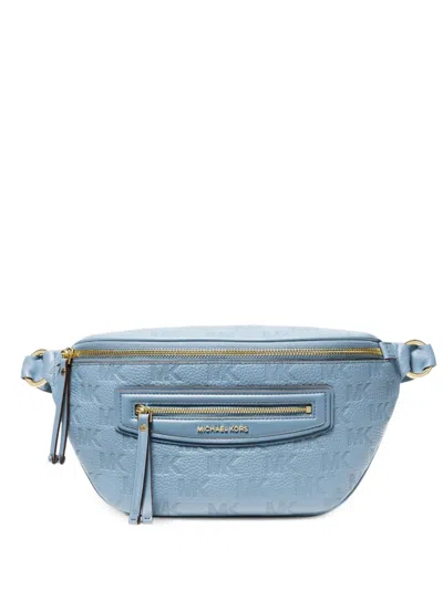 Michael Kors Jet Set Travel Belt Bag In Blue