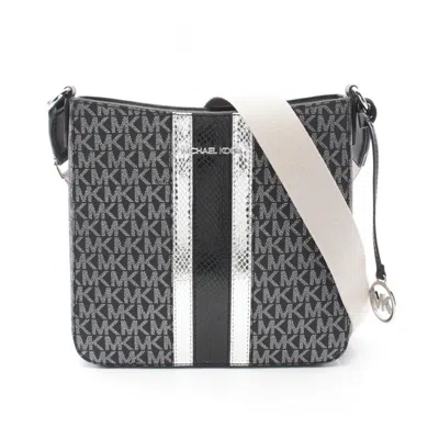 Michael Kors Jet Set Travel Coated Canvas Leather Shoulder Bag Weekend Bag In Multi