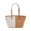 Michael Kors Jet Set Travel Coated Canvas Tote Bag Weekend Bag In Multi
