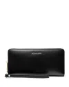 Michael Kors Jet Set Travel Continental Wallet In Black