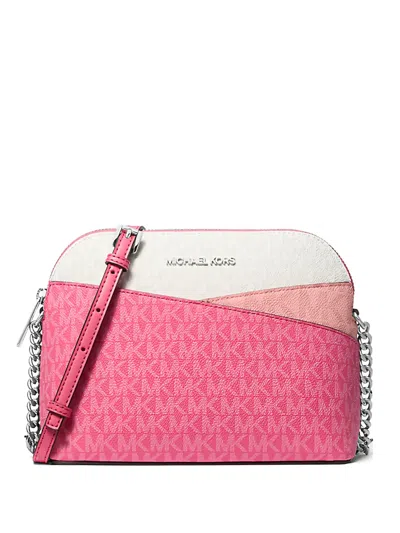 Michael Kors Jet Set Travel Crossbody Bag In Pink