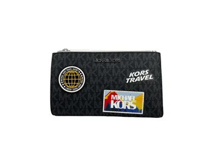 MICHAEL KORS JET SET TRAVEL DOUBLE ZIP WRISTLET WOMEN'S WALLET