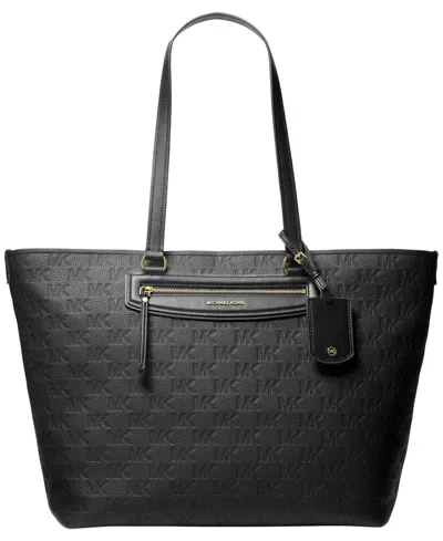 Michael Kors Jet Set Travel Extra-large East West Tote Bag In Black