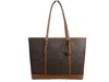 Michael Kors Jet Set Travel Large Brown Signature Pvc Tz Shoulder Tote Handbag