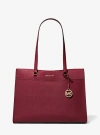 Michael Kors Jet Set Travel Large Saffiano Leather Pocket Tote Bag