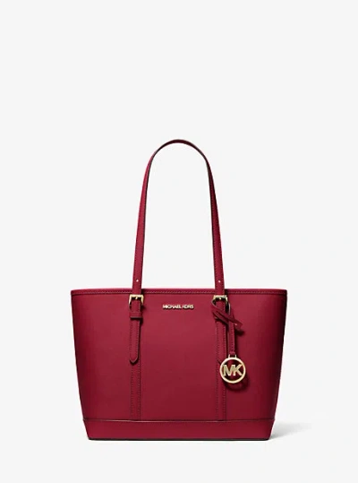 Michael Kors Jet Set Travel Small Saffiano Leather Top-zip Tote Bag