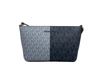 Michael Kors Jet Set Travel Small Tz Crossbody Bag Purse Blue