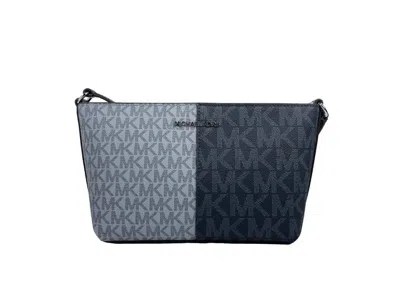 Michael Kors Jet Set Travel Small Tz Crossbody Bag Purse In Blue