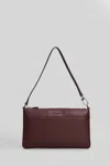 Michael Kors Jet Set Wallet In Bordeaux Leather In Burgundy