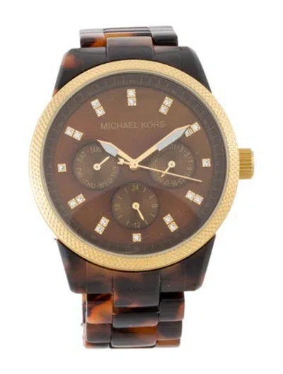 Pre-owned Michael Kors Jet Set Watch, 37mm In Multi