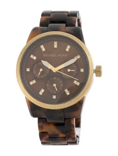 Pre-owned Michael Kors Jet Set Watch, 37mm In Multi