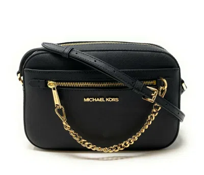 Michael Kors Jet Set Crossbody Bag In Black