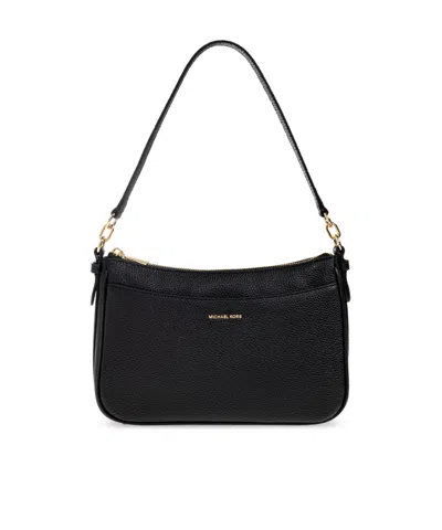 Michael Kors Jet Set Zip-top Tote Bag In Black