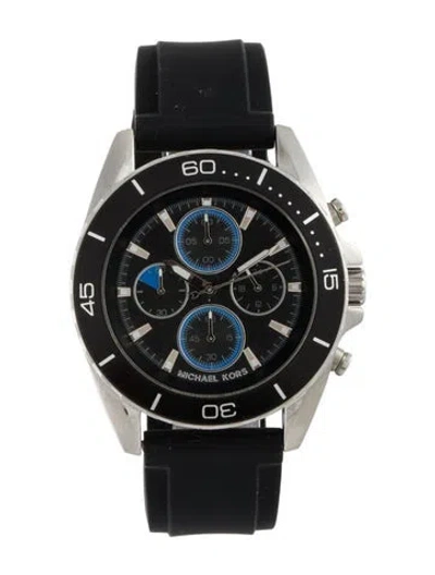 Pre-owned Michael Kors Jetmaster Watch In Multicolor