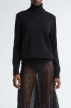 Michael Kors Joan Cashmere Turtleneck Sweater In Black