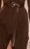 Michael Kors Jodi Waist Belt In Brown