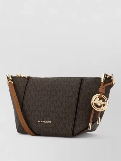 Michael Kors Jordi Canvas Crossbody Bag Adjustable Strap