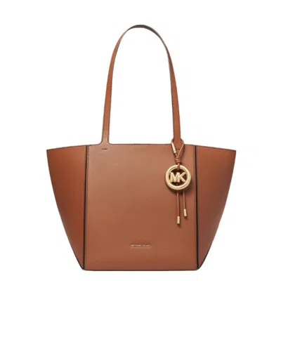 Michael Kors Jordi Medium Shoulder Bag In Brown