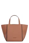 Michael Kors Jordi Piccola Tote Bag In Saddle Brown